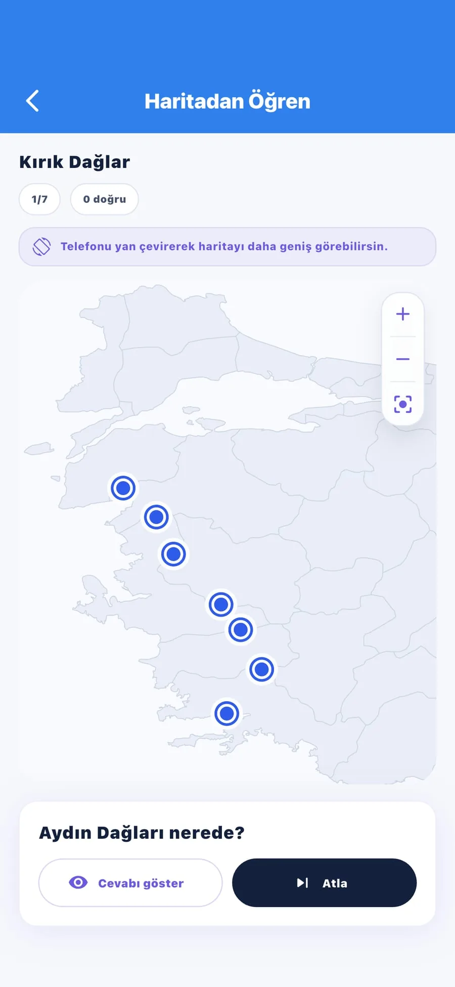 Görsel öğrenme akışı ekran görüntüsü